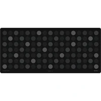 NuPhy Bokeh Obsidian Black podložka pod myš a klávesnicu čierna - Podložky