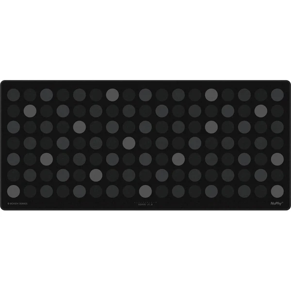 NuPhy Bokeh Obsidian Black podložka pod myš a klávesnicu čierna - Podložky - Hlavný obrázok