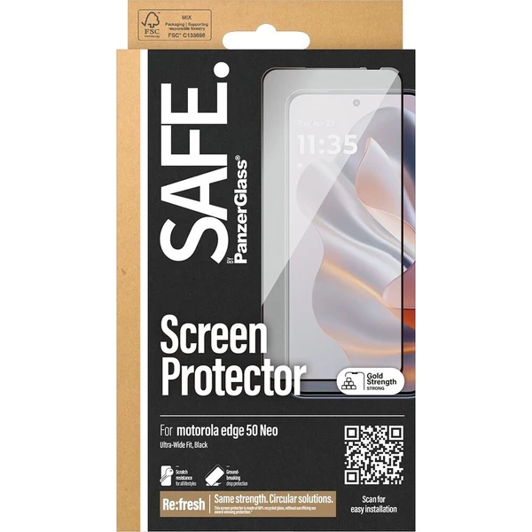 PanzerGlass® SAFE Ultra-široké Fit sklo Motorola Edge 60/50 Neo - Ochranné fólie a sklo - Obrázok d_c90dc4d595ee49319286c20b635e7f02