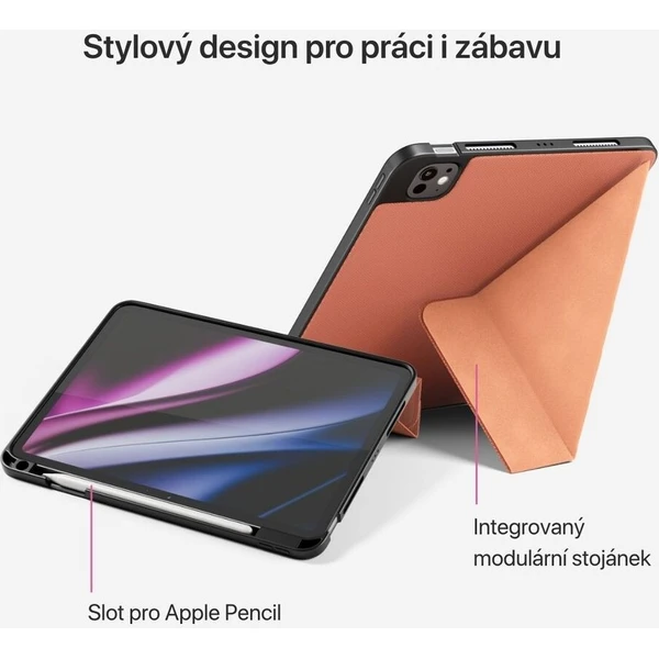 iWant by Epico SolidWoven Flip kryt pre iPad Air/Pro 11"/13" sienski hnedý - Puzdra - Obrázok d_c9122654fc2f4b519776c889b92568ea