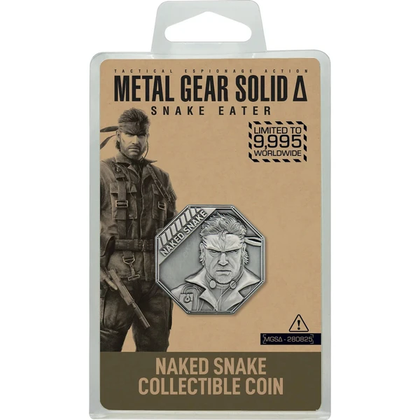 Zberateľská minca Fanattik Metal Gear Solid Delta - Naked Snake Limited Edition - Mince - Obrázok d_c913718a488e4b4887b814a038aaa1b0