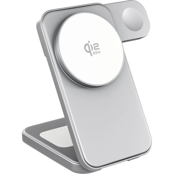 Spello ForceBase Qi2 25W 3in1 Fold MagSafe nabíjací stojan strieborný - Nabíjačky - Obrázok d_c9383952079d4f20909fdf5f1dd8fed5