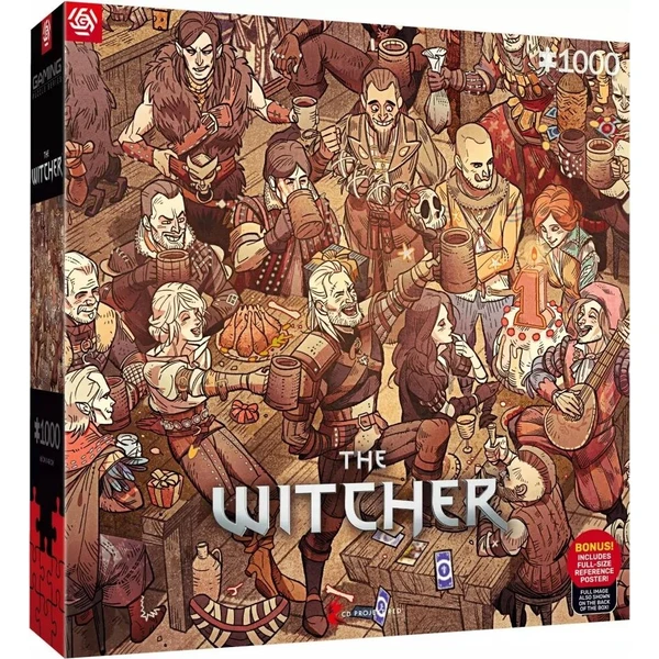 Gaming Puzzle: The Witcher (Wiedźmin) Birthday (1000) - Puzzle - Hlavný obrázok
