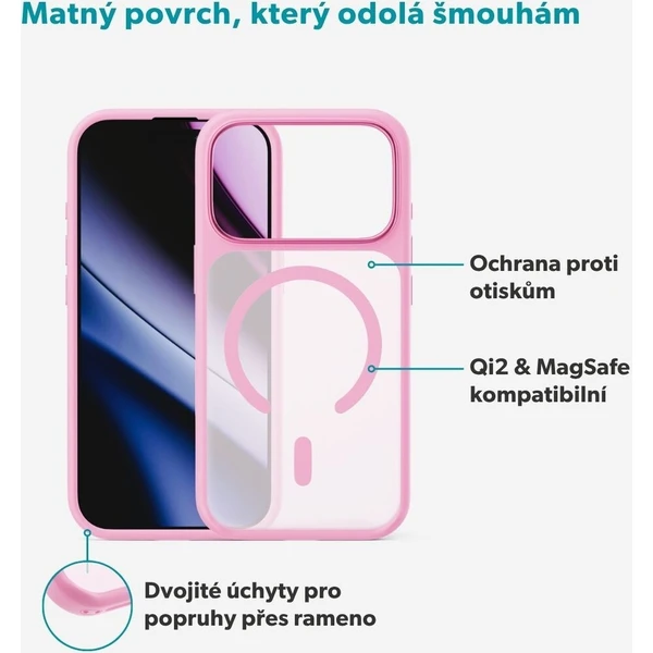 Epico HeroMatte Pro Mag+ MagSafe/Qi2 kryt iPhone 17 Pro/18 Pro růžový - Puzdra - Obrázok d_c99a28e76fab4ac68284c15de00a2502