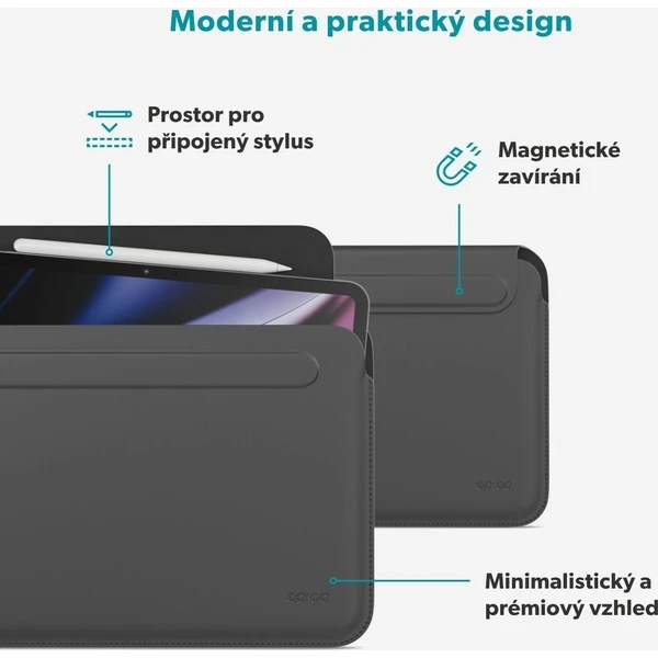 Epico TechGrain Sleeve pouzdro iPad Pro 11" (3.-6. gen)/Air 10,9"/Air 11"/iPad 10,9" černé - Puzdra - Obrázok d_c9e1c20d43a54c5db1cc36f98e69866e