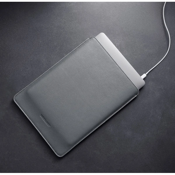 Woolnut Leather Sleeve kožené pouzdro MacBook Neo šedé - Puzdra - Obrázok d_ca73b25be34d4680a983626a3785d30d
