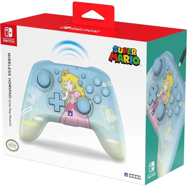 HORIPAD bezdrôtový herný ovládač Mario - City Pop Peach (NSW/NSW2/OLED) - Herné ovládače - Obrázok d_ca7e2dabfe1d4d0c8b58a239970599dc