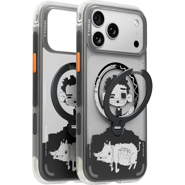 Torras Ostand Q3 Air Gawx Limited MagSafe kryt iPhone 17 Pro Max Dawnbreak guard - Puzdra - Hlavný obrázok