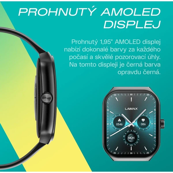 LAMAX Flow AMOLED inteligentné hodinky čierne - Inteligentné hodinky - Obrázok d_cbd5270286884d11bcb1f43c7193ec1c