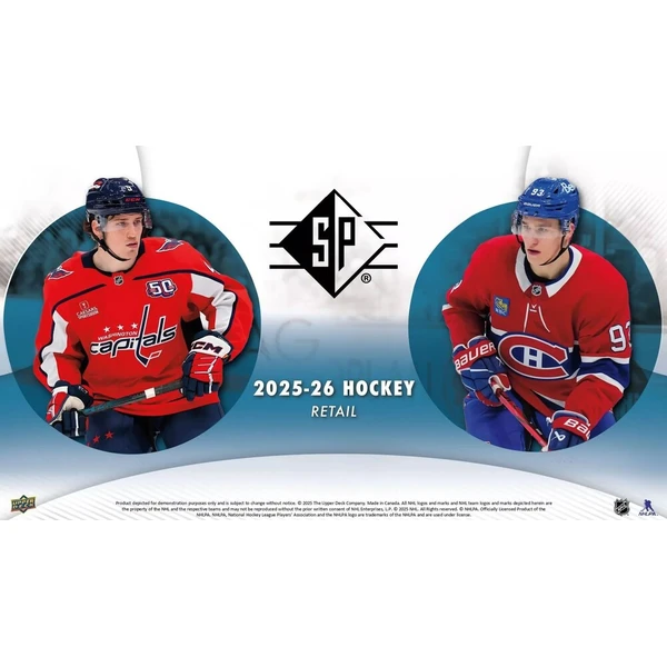 Hokejové karty 2025-26 Upper Deck SP Hockey Blaster Box - Hokejové karty - Obrázok d_cc64d0d4f1ac4cc9a2d646d7559bf552