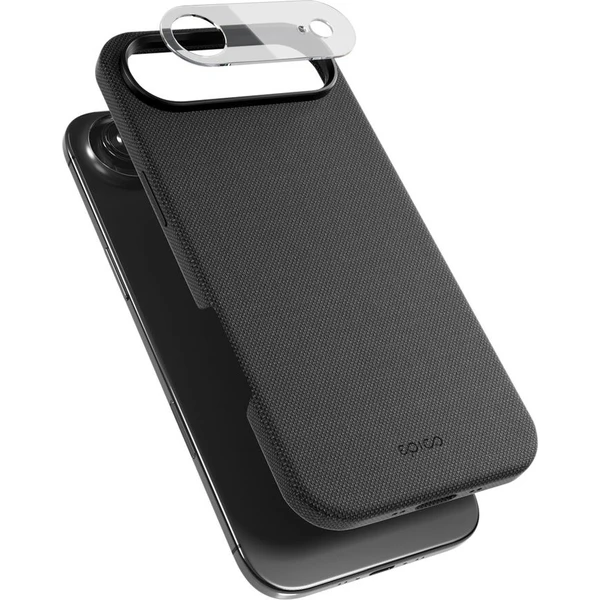 Epico SolidWoven Pro Mag+ Case kryt iPhone Air + ochrana pre fotoaparát camera island čierny - Puzdra - Hlavný obrázok