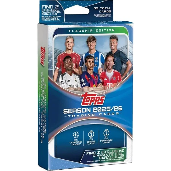Topps UEFA Box na vešanie klubových súťaží 2025/26 - Futbalové karty - Hlavný obrázok