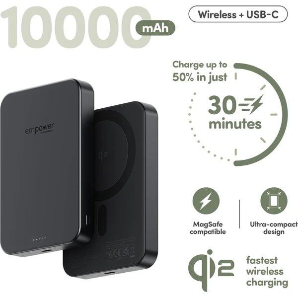 PanzerGlass® empower bezdrôtová Qi2 powerbanka 10000 mAh, MagSafe, čierna - Powerbanky - Obrázok d_cd38ed27d58646d0bbf7c38eb3c050f5