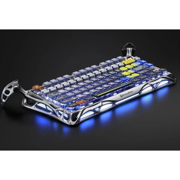 GravaStar Mercury K1 Pro Interstellar Silver herná klávesnica - Klávesnice - Obrázok d_cd892004038d437ba4290b4512984676