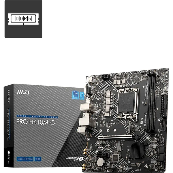MSI PRO H610M-G - Základné dosky - Obrázok d_cd8a803502394aada8143d2fa8118ede