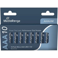 MediaRange Premium alkalické batérie Micro AAA 1,5V 10ks - Batérie