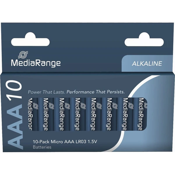 MediaRange Premium alkalické batérie Micro AAA 1,5V 10ks - Batérie - Hlavný obrázok