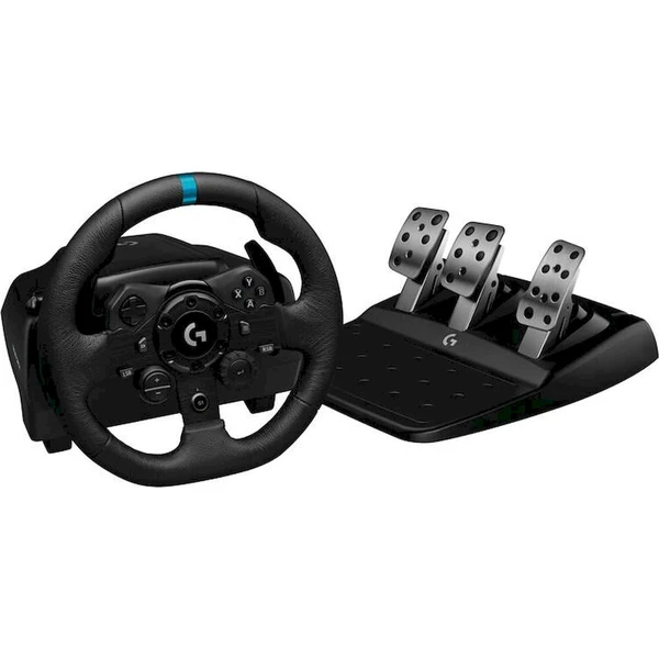 Logitech G923 Racing volant a pedály pro PC černý - Volanty - Hlavný obrázok