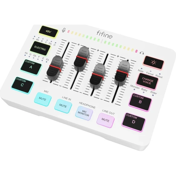 Fifine SC3 mixpult biely - Mixpulty - Obrázok d_ce38c6c1eb224b66b81611cb56f0362f