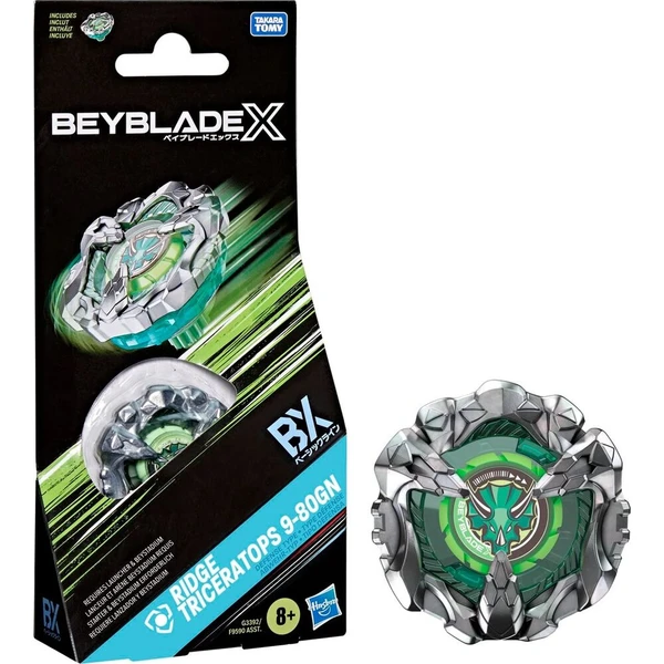 Beyblade X Ridge Triceratops 9-80GN Booster Pack Set - Hračky - Hlavný obrázok