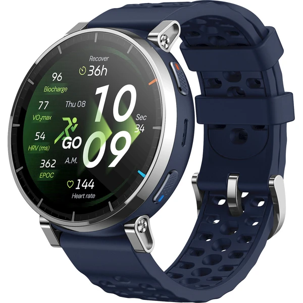 Amazfit Active 3 Premium chytré hodinky modré - Inteligentné hodinky - Hlavný obrázok