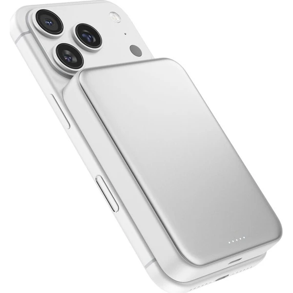 iWant by Epico UltraPack Qi2 25W 10000mAh hliníková Mag+ bezdrôtová powerbanka strieborná - Powerbanky - Hlavný obrázok