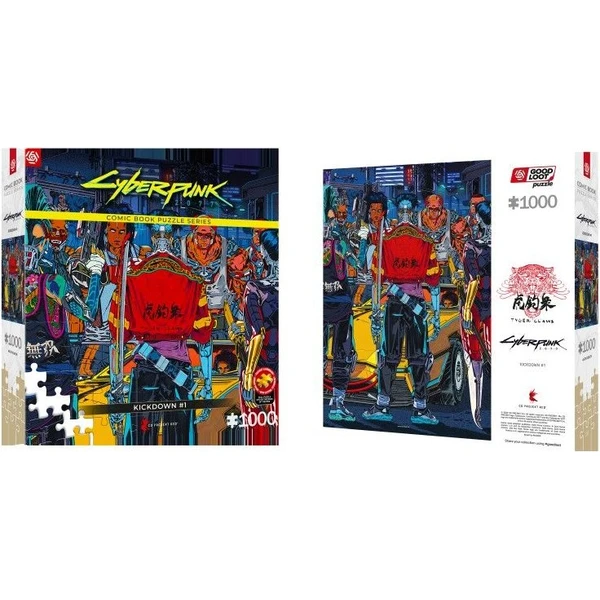 Komiksová hlavolam: Cyberpunk 2077 Kickdown (1000) - Puzzle - Obrázok d_cedac54be9484929bc7e80908dba483e