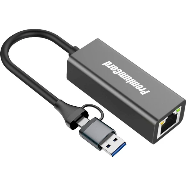 PremiumCord USB-C/USB-A Gigabit síťový adaptér - Sieťové karty - Obrázok d_cef6cbabd99b474281990f38cdf0fe83