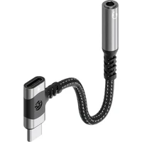 PremiumCord USB-C /3,5mm redukcia s USB-C konektorom pre napájanie 0,125m čierny - Káble a redukcie