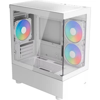 Aerocool Viewport Mini-Tower Micro-ATX RGB biela - Počítačové skrine
