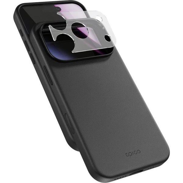 Epico Leather Pro Mag+ MagSafe/Qi2 kožený kryt iPhone 17 Pro/18 Pro černý - Puzdra - Hlavný obrázok