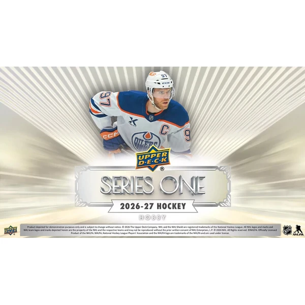 2026-27 Upper Deck Series 1 Hockey Hobby Box - Hokejové karty - Obrázok d_d04f35cf643b43539905632ae2581744