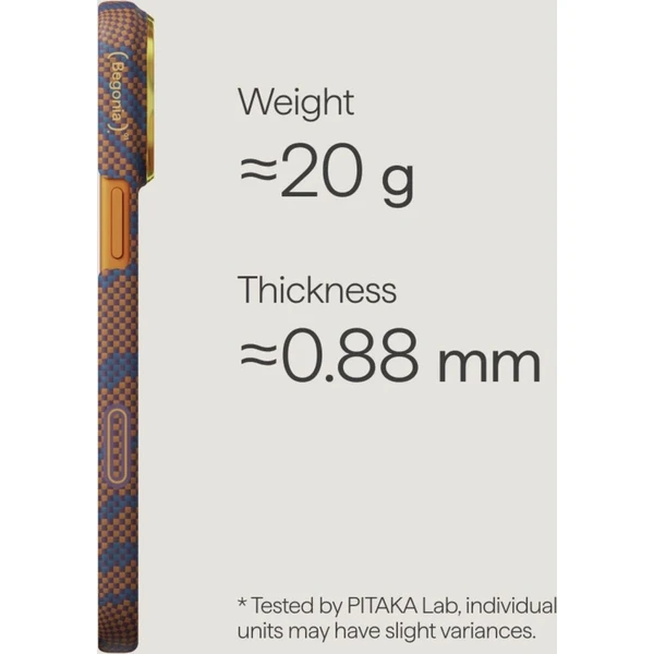 Pitaka Edge Case Breath of Veins, Burning Orange - iPhone 17 Pro - Puzdra - Obrázok d_d089fa0346874d8fa1e97acc7416cc71