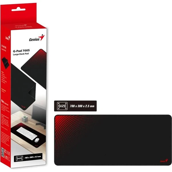 GENIUS podložka pod myš G-Pad 700S/ 700 x 300 x 2,5 mm - Podložky - Obrázok d_d0ab04db367b475a96504724801004e9