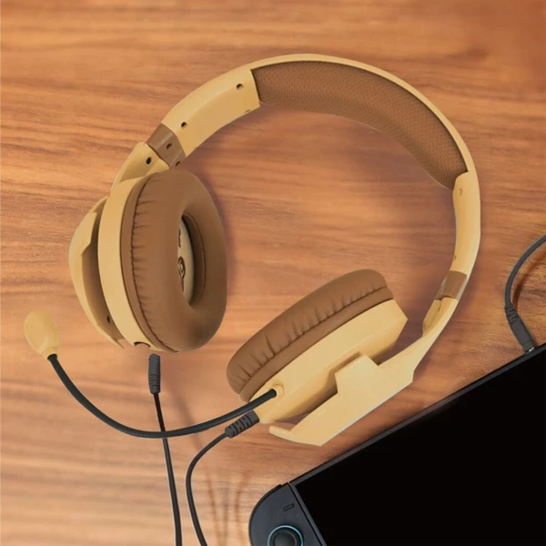 HORI Gaming Headset drôtová náhlavná súprava Wood Brown - Slúchadlá - Obrázok d_d0ede14ba1744ddf9a196e171ea6939d