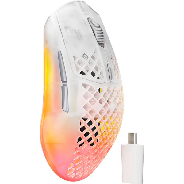 SteelSeries Aerox 3 WL Gen 2 bezdrôtová herná myš biela - Myši - Hlavný obrázok