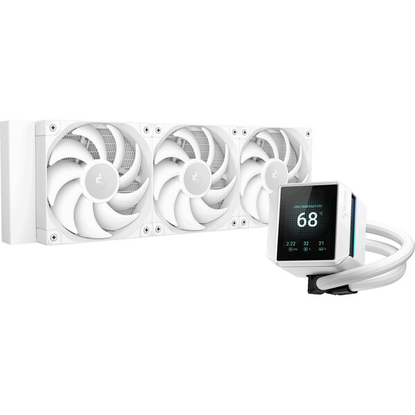 E-shop DEEPCOOL MYSTIQUE 360 WH ARGB biely