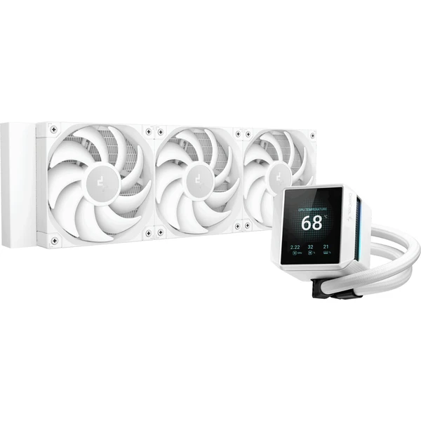 DEEPCOOL MYSTIQUE 360 WH ARGB biely - Chladiče - Hlavný obrázok