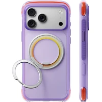 Torras Ostand O3 Air Core MagSafe kryt iPhone 18 Pro fialový - Puzdra