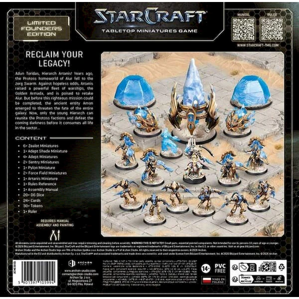 StarCraft The Miniatures Game - Protoss Starter Set Founders Edition - EN - Stolové hry - Obrázok d_d141e4171f8e492fbfa8b860a1027a43