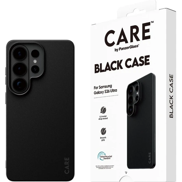 PanzerGlass® CARE Black Case kryt Samsung Galaxy S26 Ultra čierny - Puzdra - Hlavný obrázok