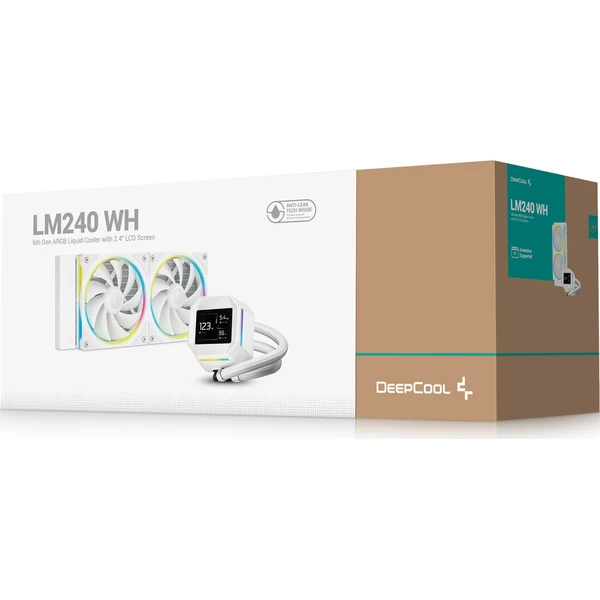 DEEPCOOL LM240 WH biely - Chladiče - Obrázok d_d18180a3908840e7a59d7933fba89c44