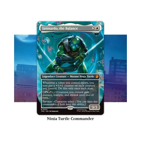 Magic: The Gathering - Teenage Mutant Ninja Turtles Commander Balík: Turtle Power! - MTG karty - Obrázok d_d1a8cfda80a3459897e7fca332e56836