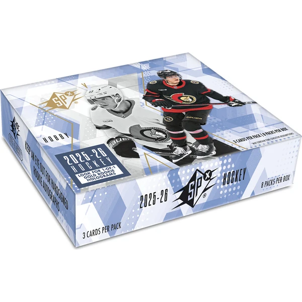 Hokejové karty 2025-26 Upper Deck SPx Hockey Hobby Box - Hokejové karty - Hlavný obrázok