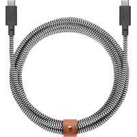Native Union Belt Cable XL USB-C/USB-C kábel 3m, 100W zebra - Káble a redukcie