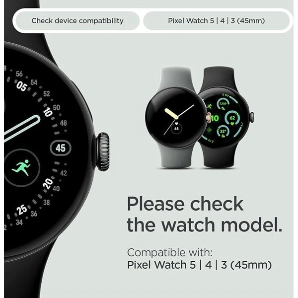 Spigen Rugged Band remienok Google Pixel Watch 5/4/3 45mm matte black - Remienky - Obrázok d_d2911aa50b3c447fb8bf61ce7fc731e0