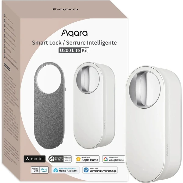 AQARA Smart Lock U200 Lite Kit inteligentný zámok čierny - Inteligentné zámky - Obrázok d_d2b5640cd228424cb4a92819837620c4