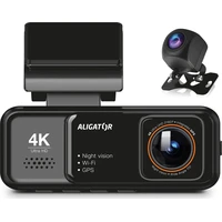 Aligator A8 autokamera predná + zadná, GPS 4K čierna - Kamery