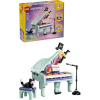 LEGO Creator 3v1 31392 Hudobná dekorácia: Klavír s mačkou - LEGO