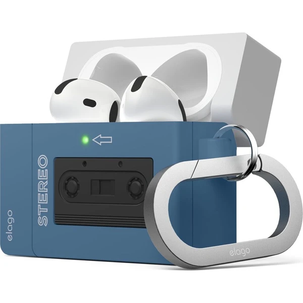 ELAGO Cassette Player púzdro Airpods 4 tmavomodré - Puzdra - Obrázok d_d33da2ec6cb84e579dd2fdc91feb06b1